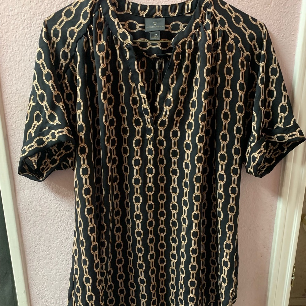 Chain work blouse